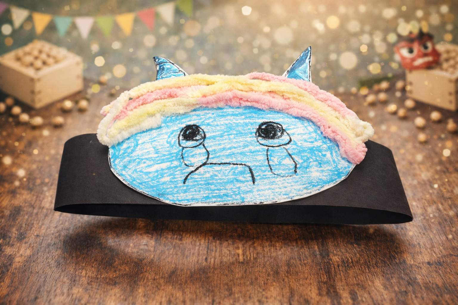 子ども手作り鬼のお面で節分！家で豆まきしたらまだ泣いている鬼がいた話の画像