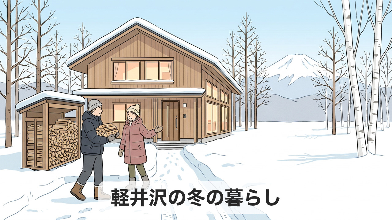 【軽井沢の冬の暮らし完全ガイド｜寒さ対策・暖房費・水道凍結の備えの画像