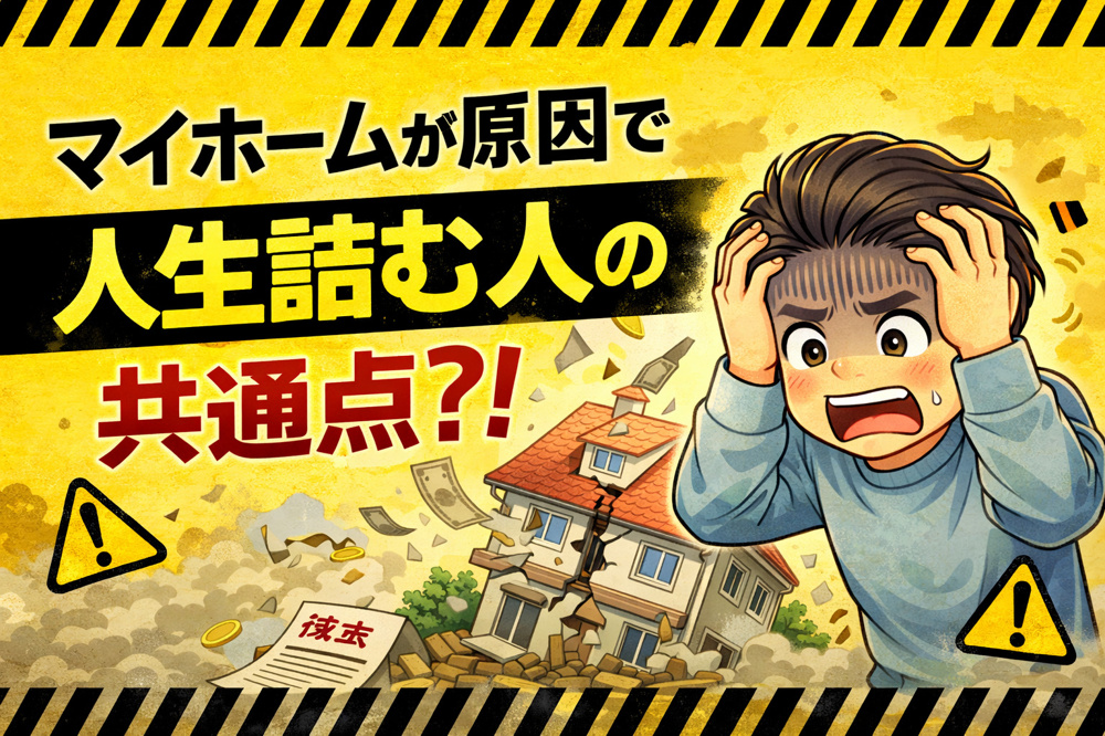 マイホームが原因で人生詰む人の共通点？！の画像