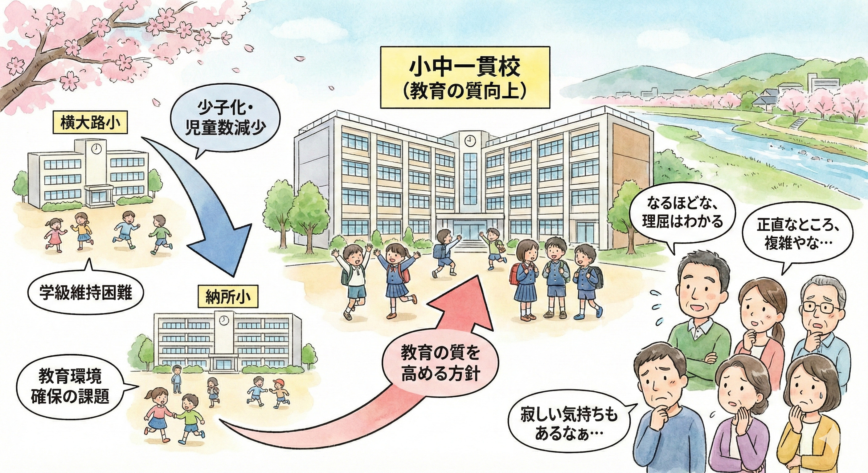 京都市伏見区で進む小中一貫校計画とは？（横大路小学校・納所小学校）の画像