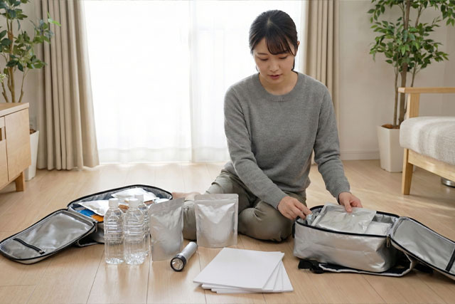 一人暮らしで用意すべき防災グッズ