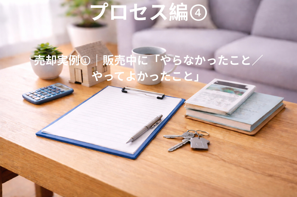 売却実例①｜販売中に「やらなかったこと／やってよかったこと」の画像