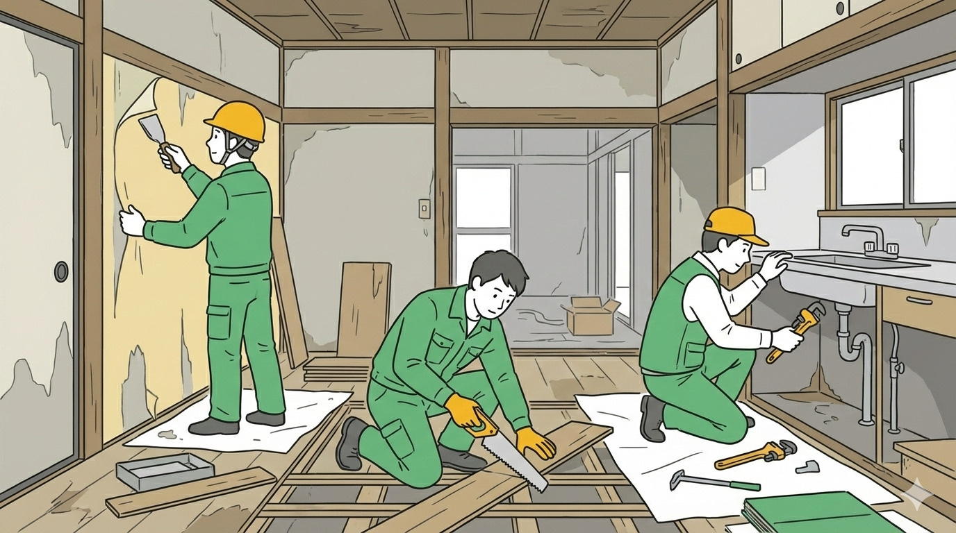 リノベーション後の室内イメージ