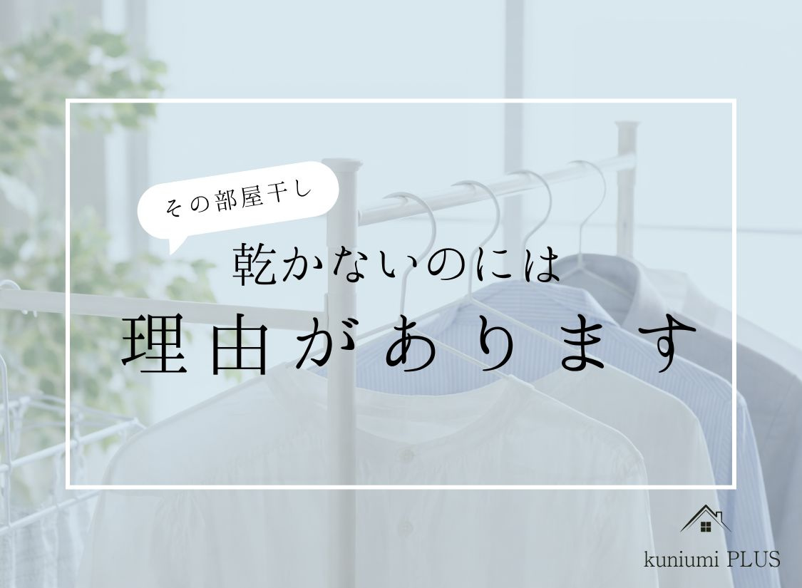 その部屋干し、乾かないのには理由がありますの画像