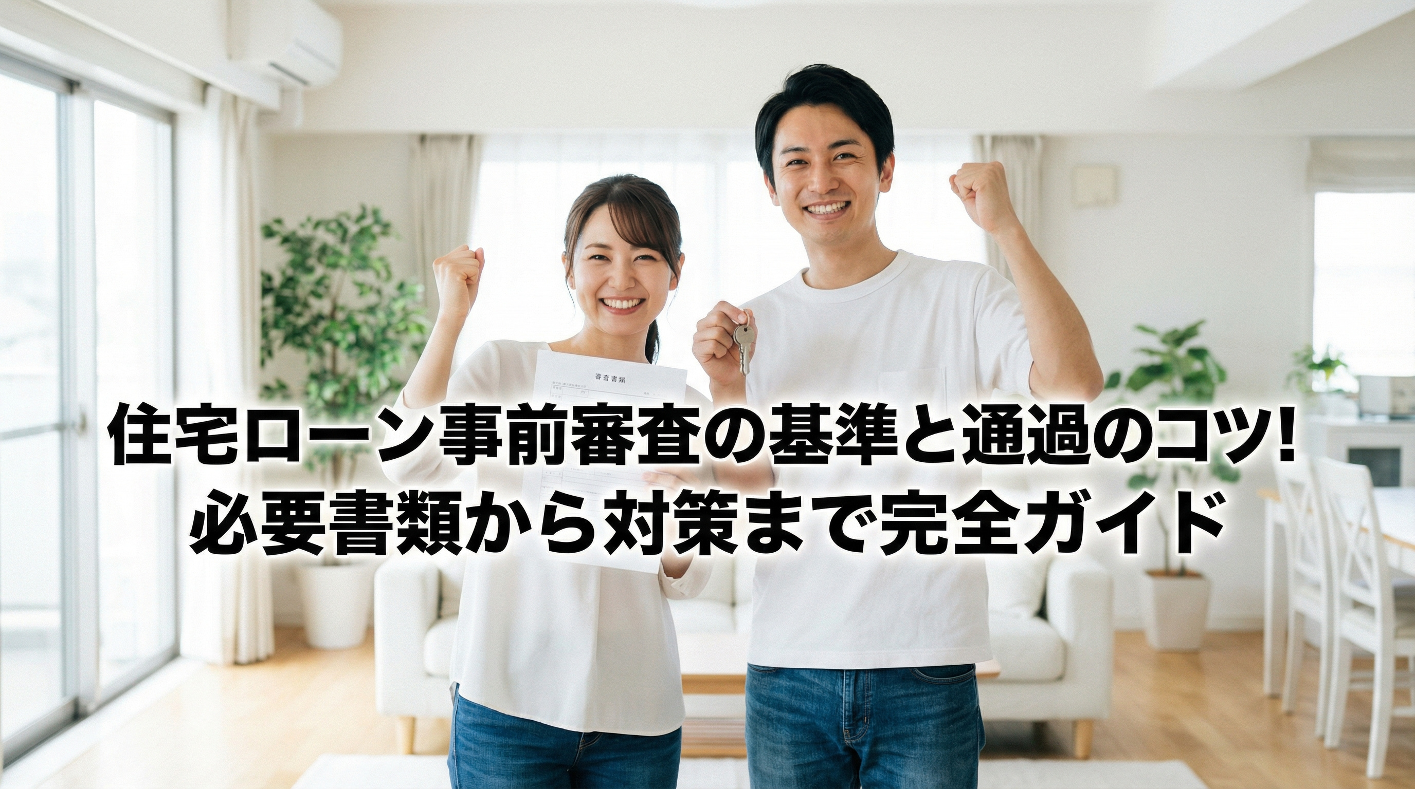 住宅ローン事前審査の基準と通過のコツ！必要書類から対策まで完全ガイドの画像