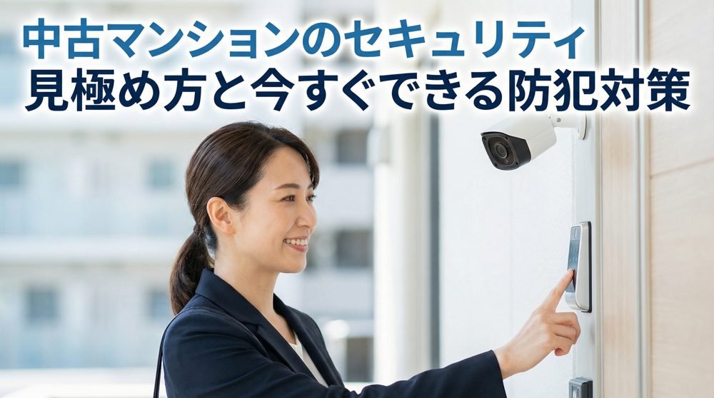 中古マンションのセキュリティ見極め方と今すぐできる防犯対策の画像