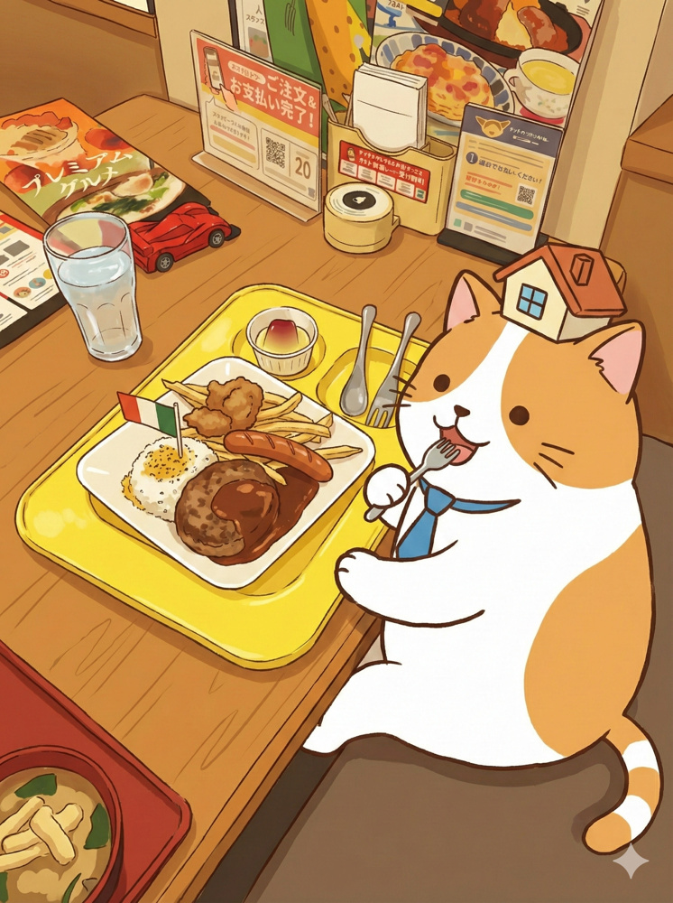 ニャッツのご飯の画像