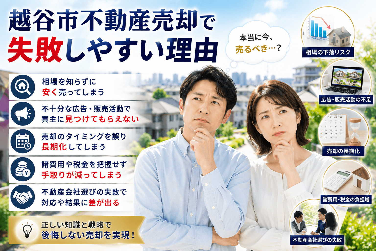 売却失敗しやすい理由