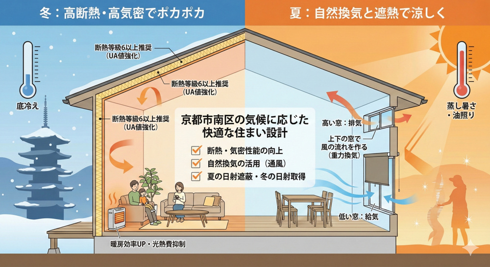 京都市南区で新築戸建て購入後の生活環境は？暮らしやすさの特徴と選び方をご紹介の画像