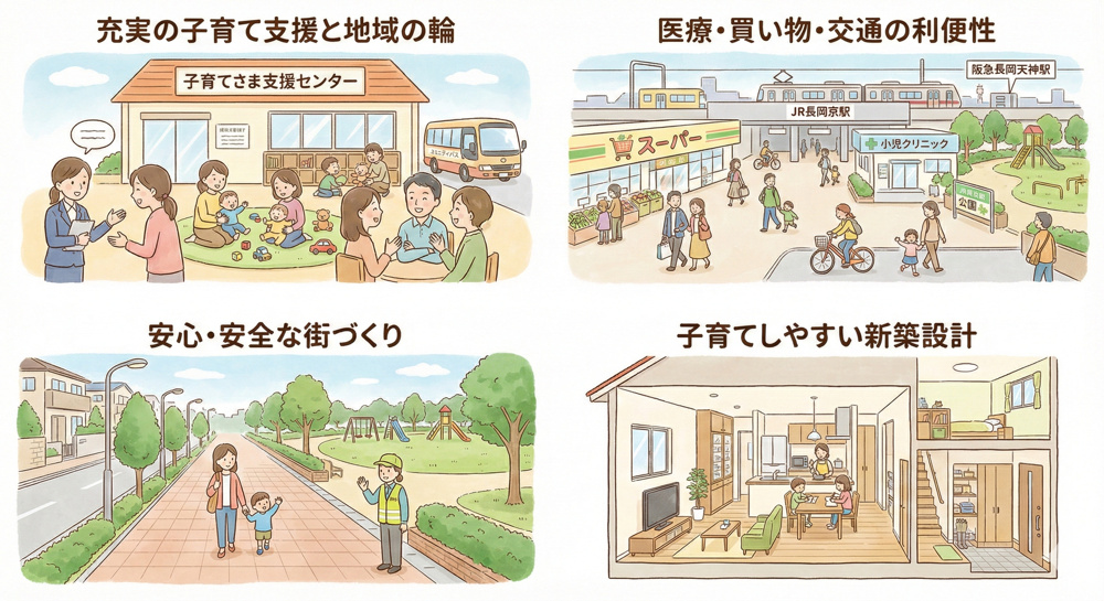長岡京市で新築戸建てを購入したい方必見！子育て環境の魅力を紹介の画像