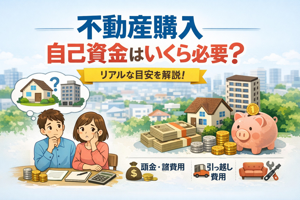 八代市で不動産購入、自己資金はいくら必要？リアルな目安の画像