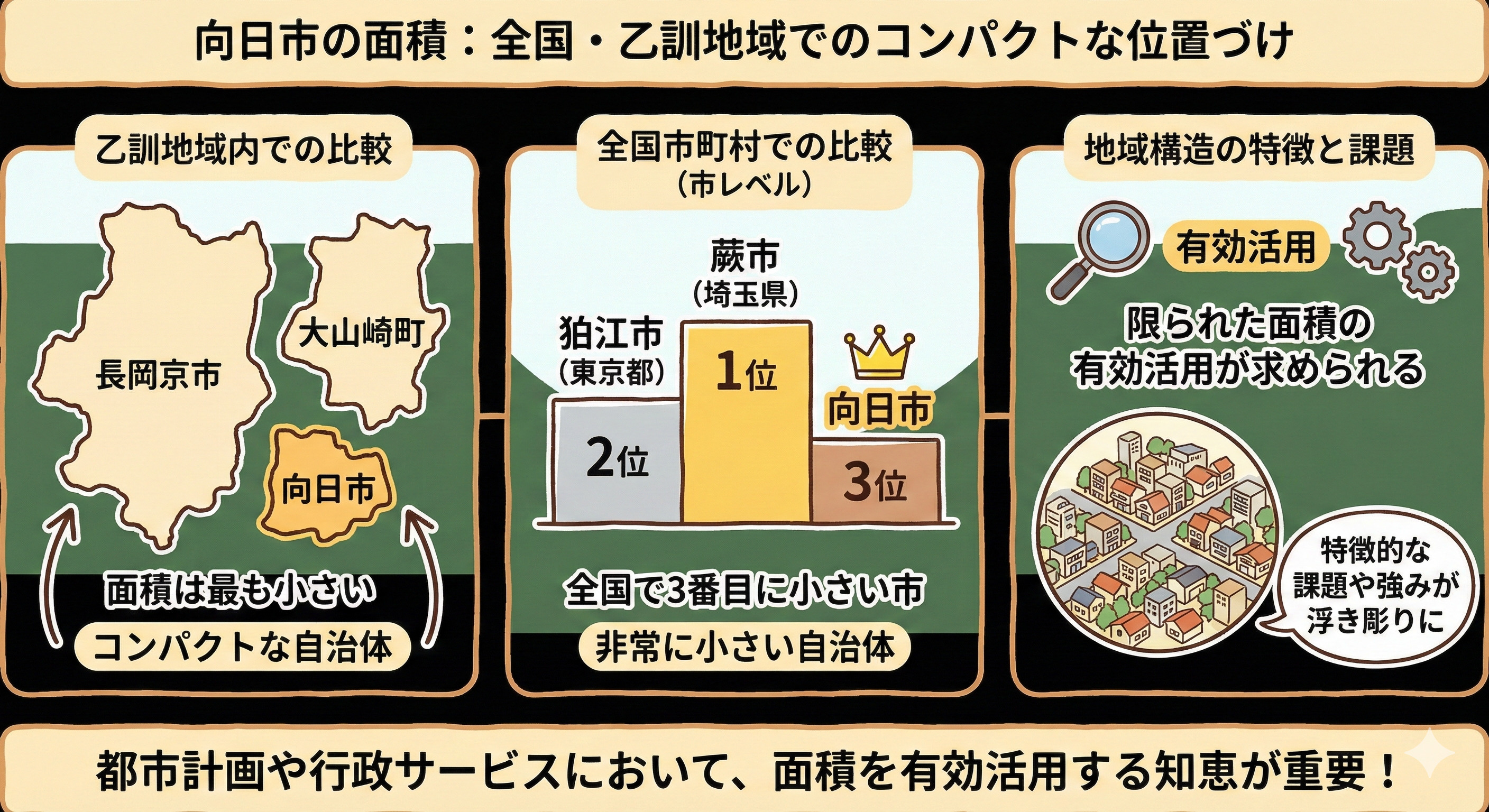 向日市の人口統計を知りたい方へ！最新データと推移をわかりやすく解説の画像