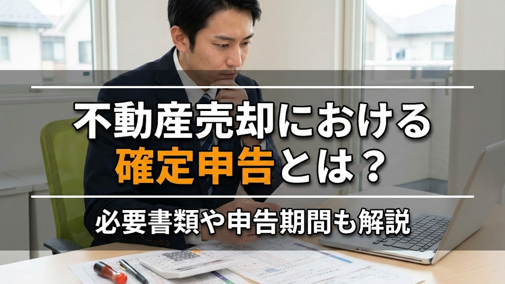 不動産売却における確定申告とは？必要書類や申告期間も解説の画像