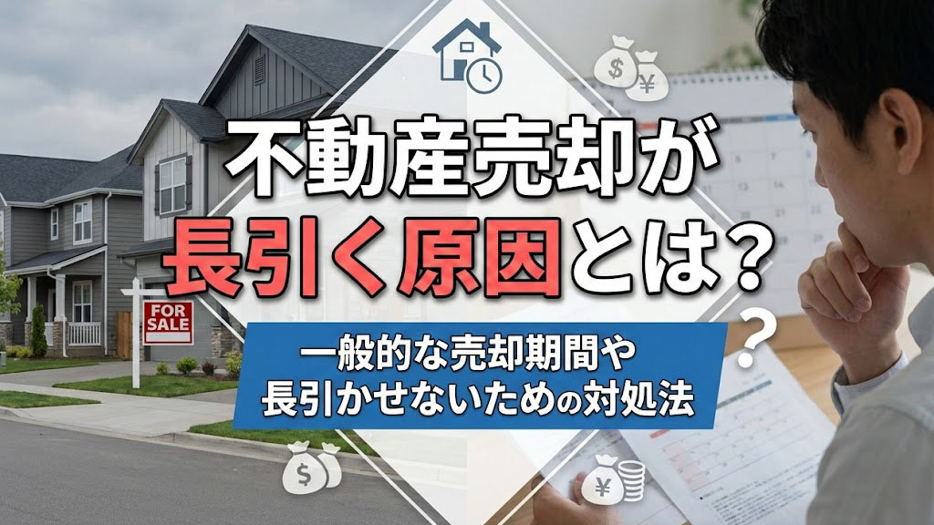 不動産売却が長引く原因とは？一般的な売却期間や長引かせないための対処法の画像