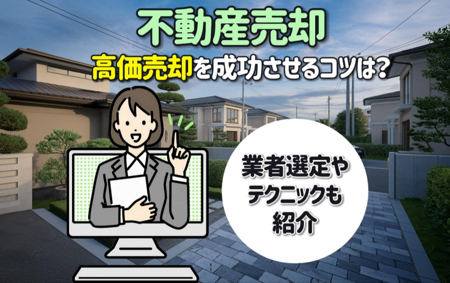 不動産売却で高価売却を成功させるコツは？業者選定やテクニックも紹介の画像