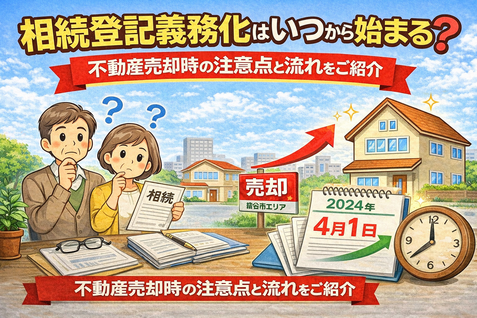 相続登記義務化はいつから始まる?不動産売却時の注意点と流れをご紹介の画像