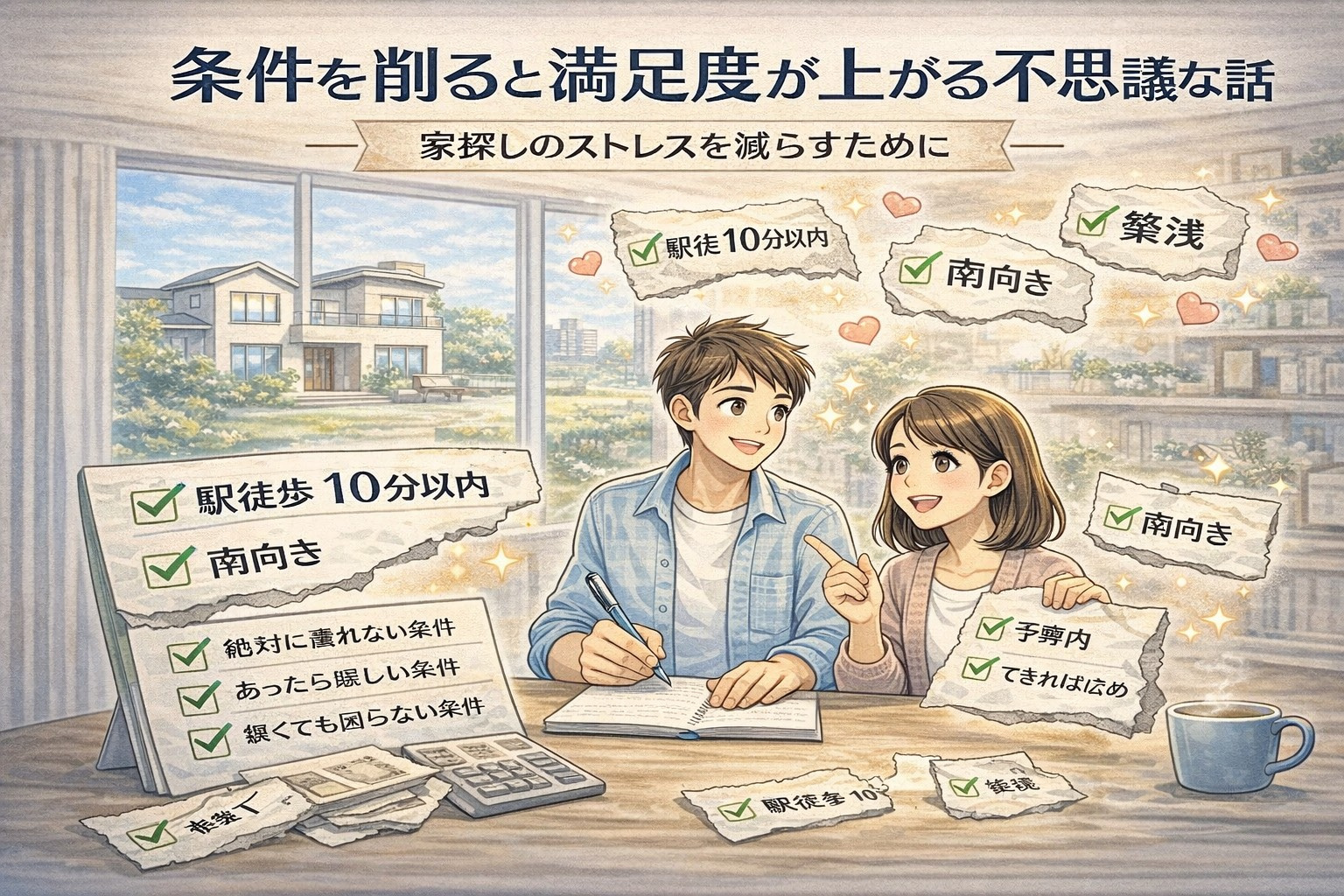 条件を削ると満足度が上がる不思議な話の画像