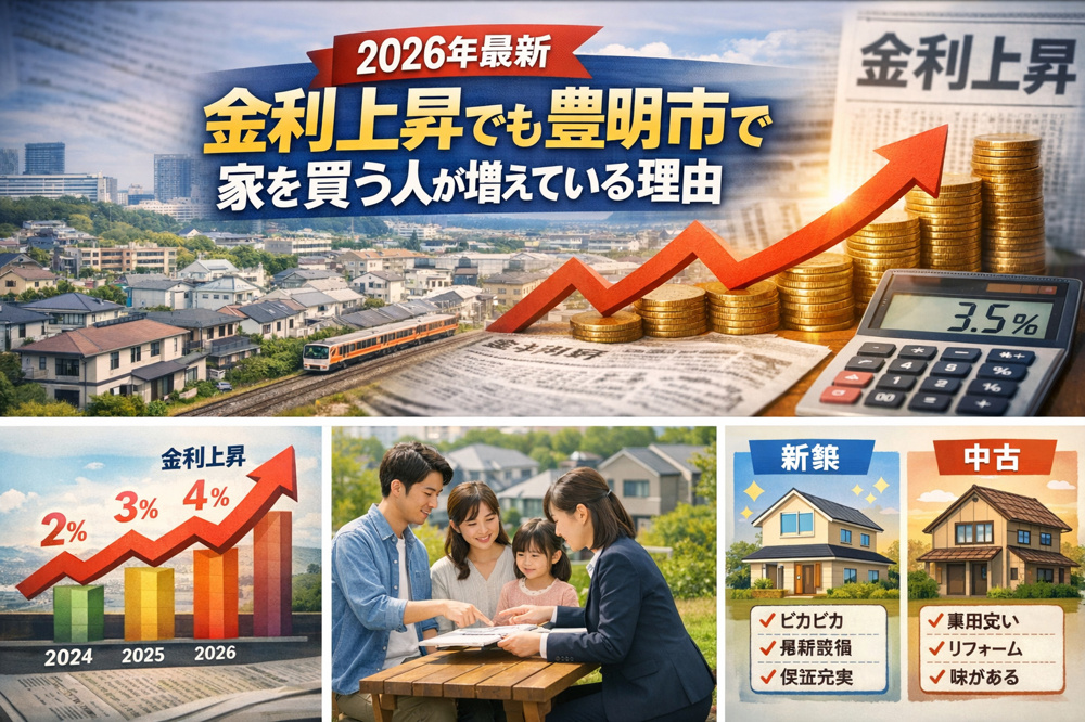 【2026年最新】金利上昇でも豊明市で家を買う人が増えている理由｜住宅ローンと不動産の本当の話の画像