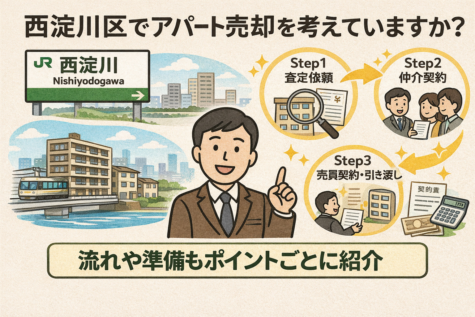 西淀川区でアパート売却を考えていますか？流れや準備もポイントごとに紹介の画像