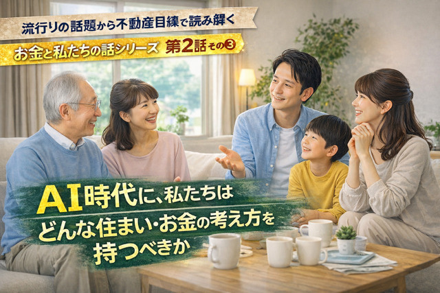 流行の話題から不動産目線で読み解く  お金と私たちの話 シリーズ 第2話 その③の画像