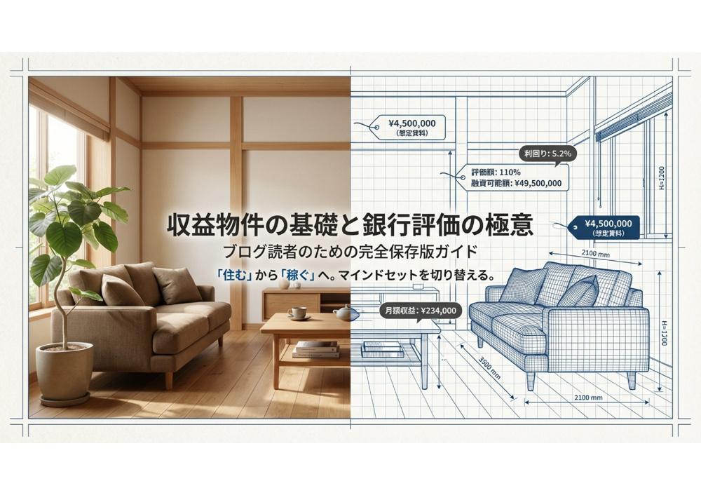 収益物件の基礎と銀行評価の極意の画像