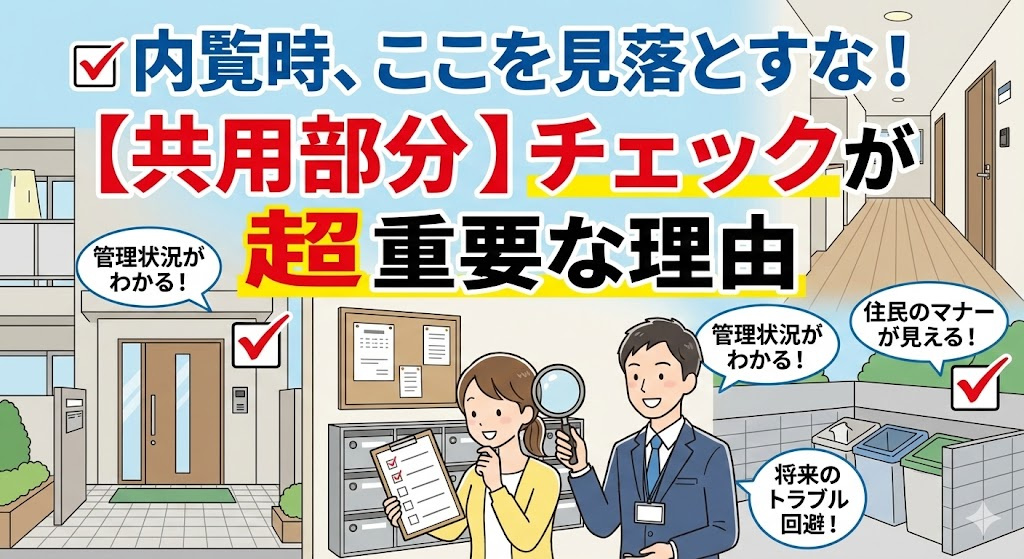 マンションの共用部分を内覧時にチェックする理由は？住人の質を知るポイントも紹介の画像