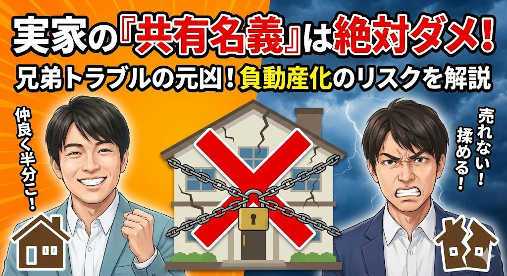 実家を兄弟で共有名義にするとトラブルになる？リスクや解決策も合わせて紹介の画像