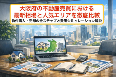 大阪府の不動産売買における最新相場と人気エリアを徹底比較｜物件購入・売却の全ステップと費用シミュレーション解説の画像