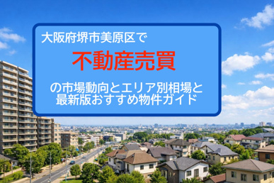 大阪府堺市美原区で不動産売買の市場動向とエリア別相場と最新版おすすめ物件ガイドの画像
