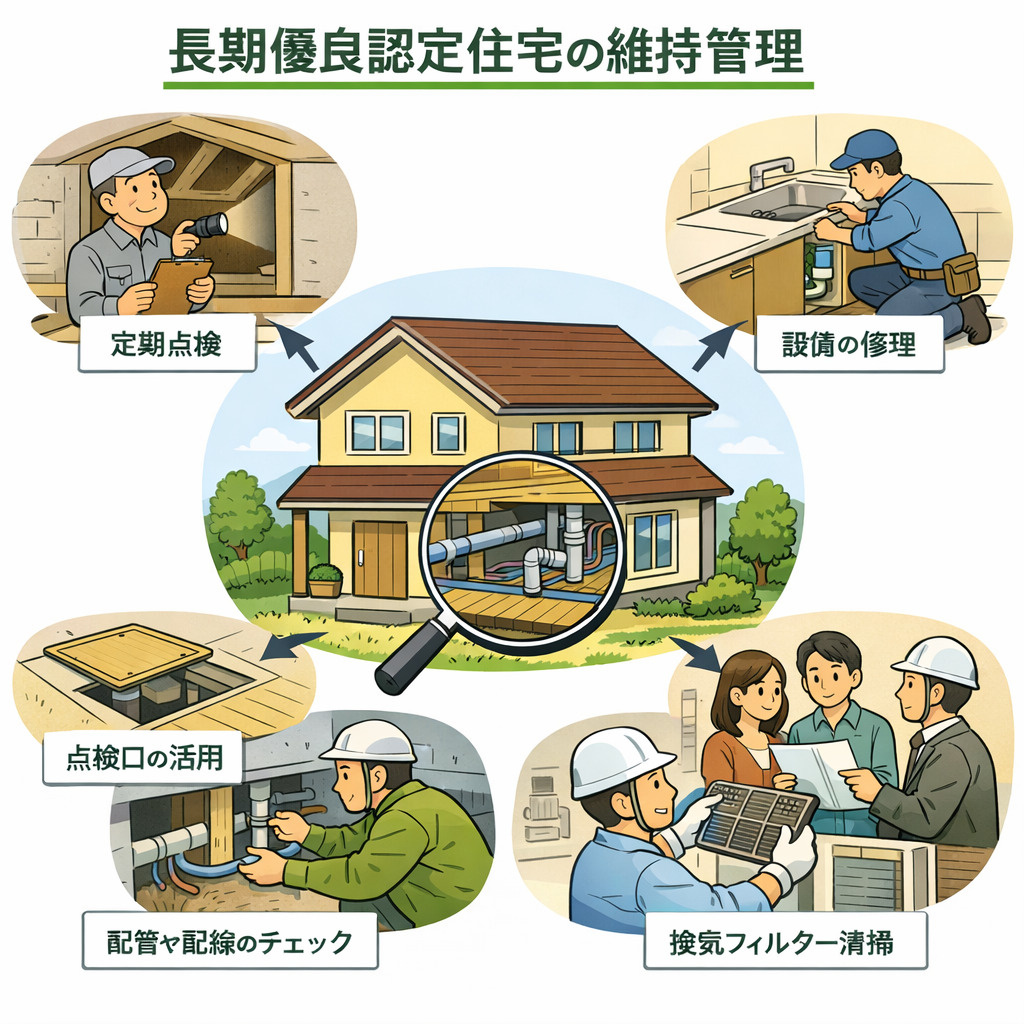 長期優良認定住宅の維持管理について【地域密着×ワンストップ・新築戸建仲介手数料無料の(株)住まいプラザ】の画像