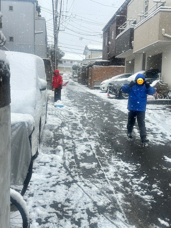 初雪の画像