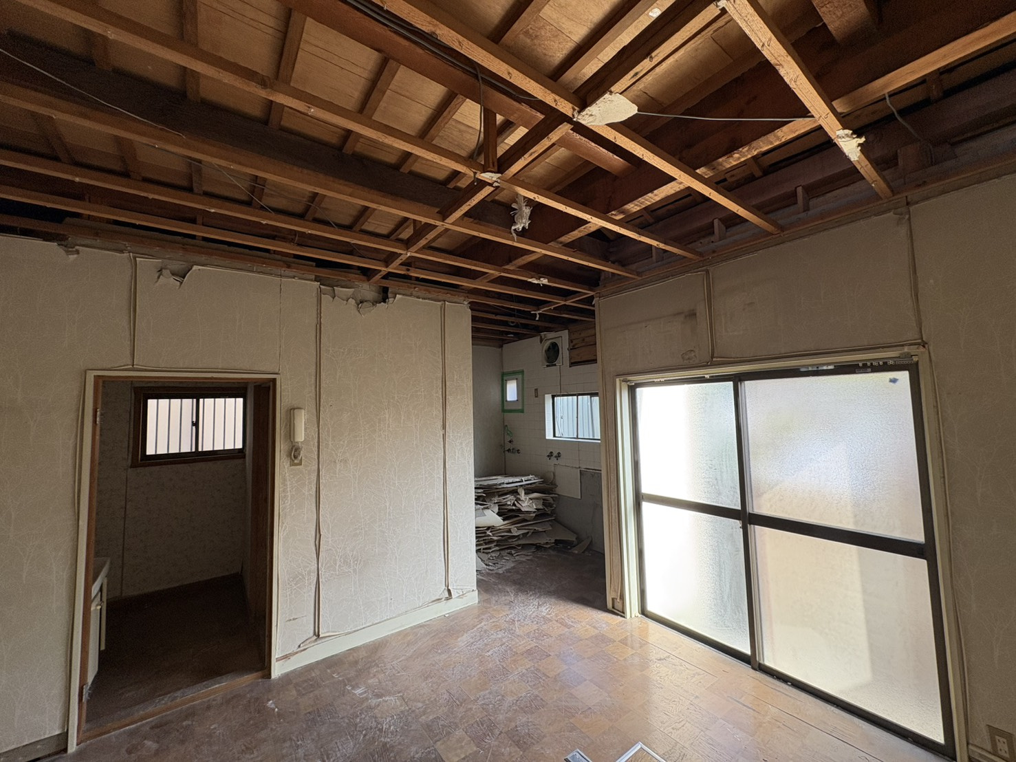 葛城市北花内|解体工事が進んでいます春に向けた現場レポートの画像