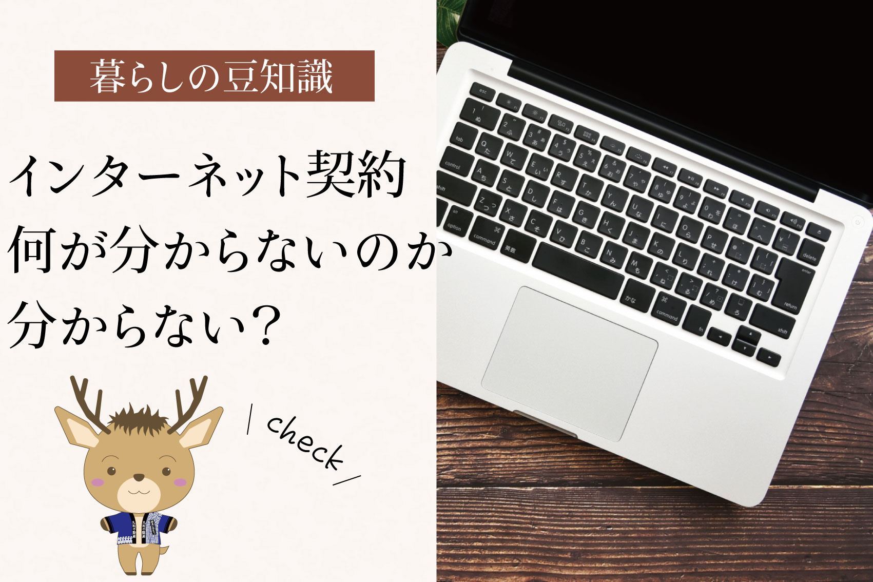 インターネット契約、何が分からないのか分からない？｜プロバイダー・費用感・用語をやさしく解説の画像