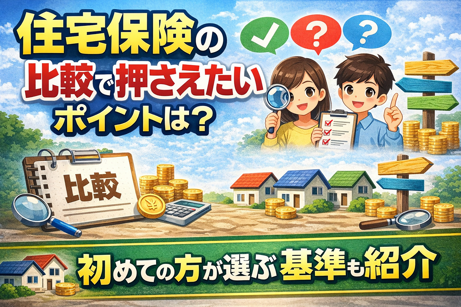 住宅保険の比較で押さえたいポイントは？初めての方が選ぶ基準も紹介の画像