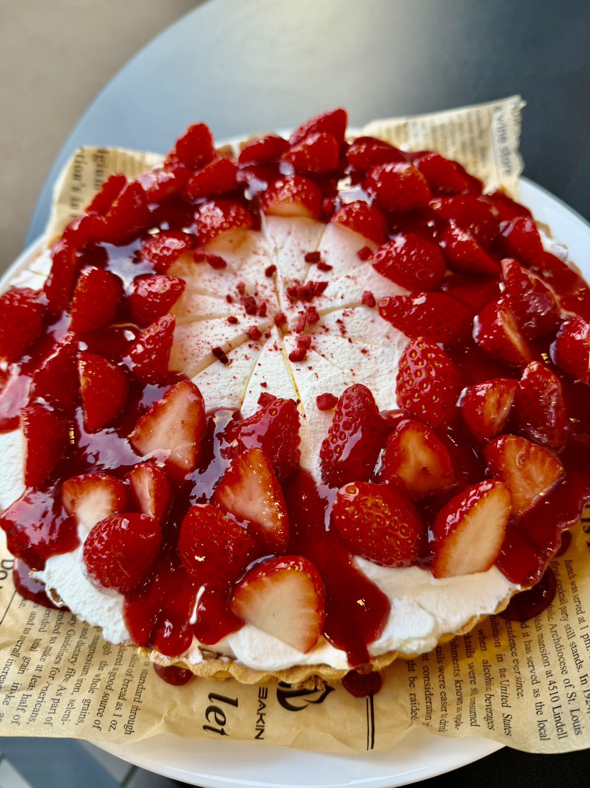 イチゴのショートケーキでハッピー！の画像