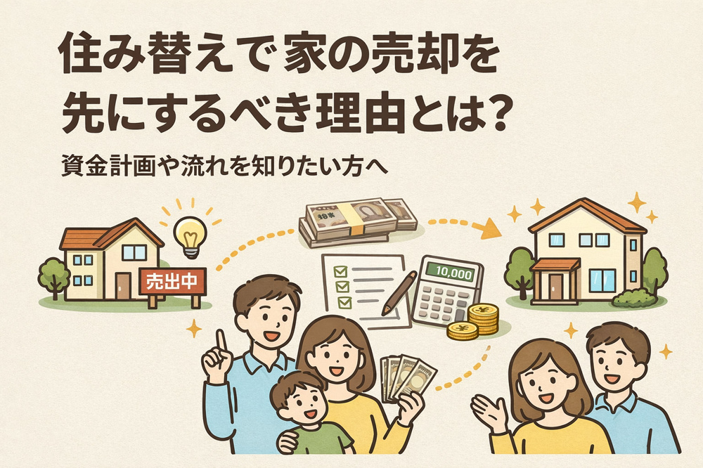 住み替えで家の売却を先にするべき理由とは？資金計画や流れを知りたい方への画像