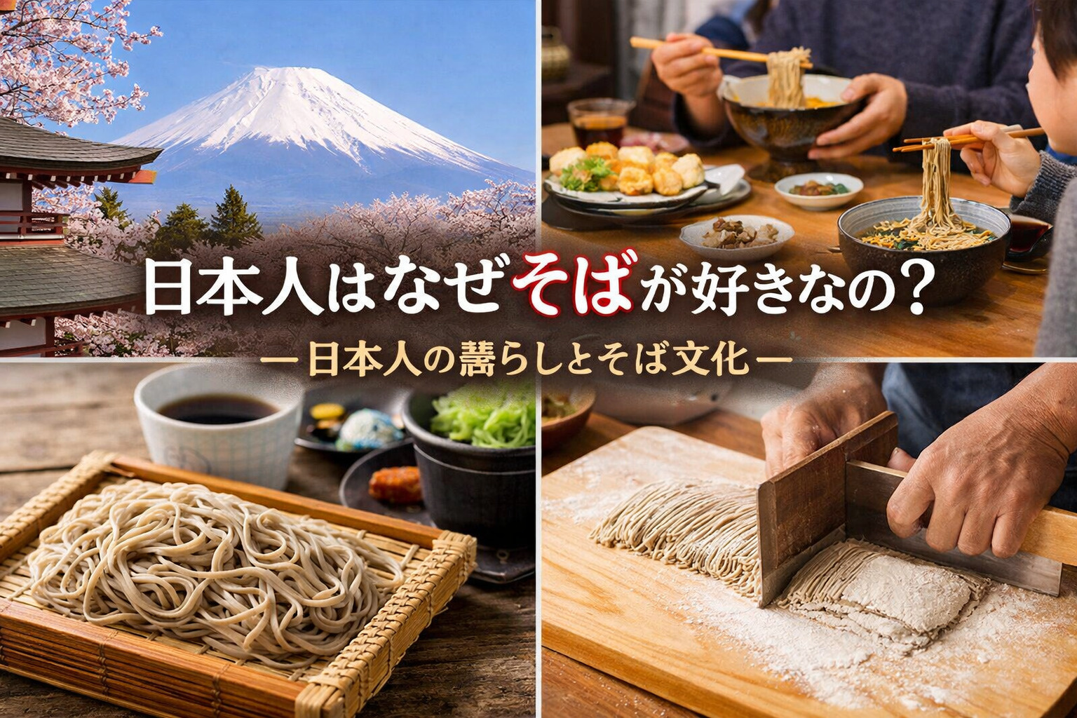 日本人はなぜそばが好きなの？ 日本人の暮らしとそば文化 の画像