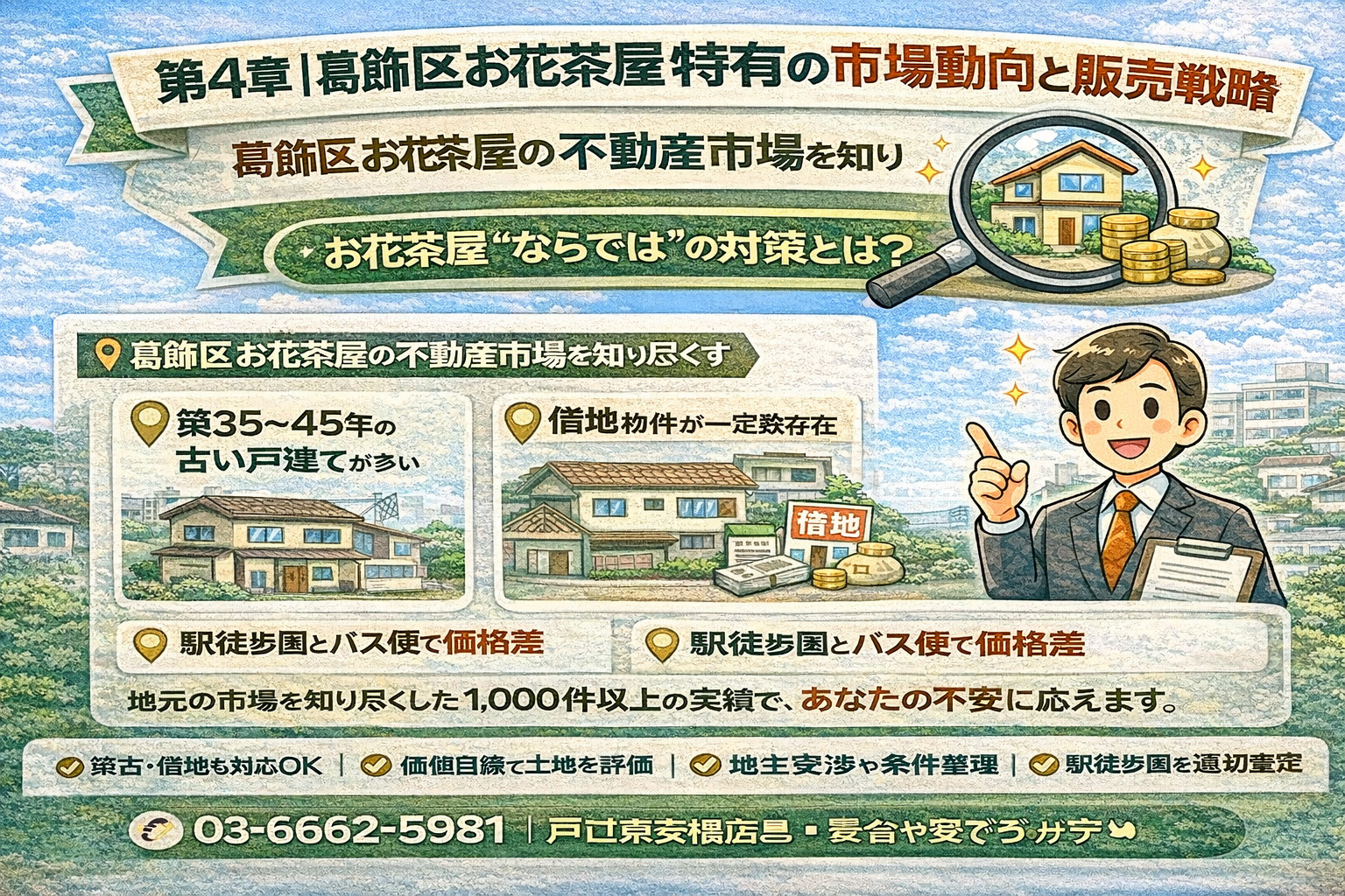 葛飾区お花茶屋の相続不動産販売戦略