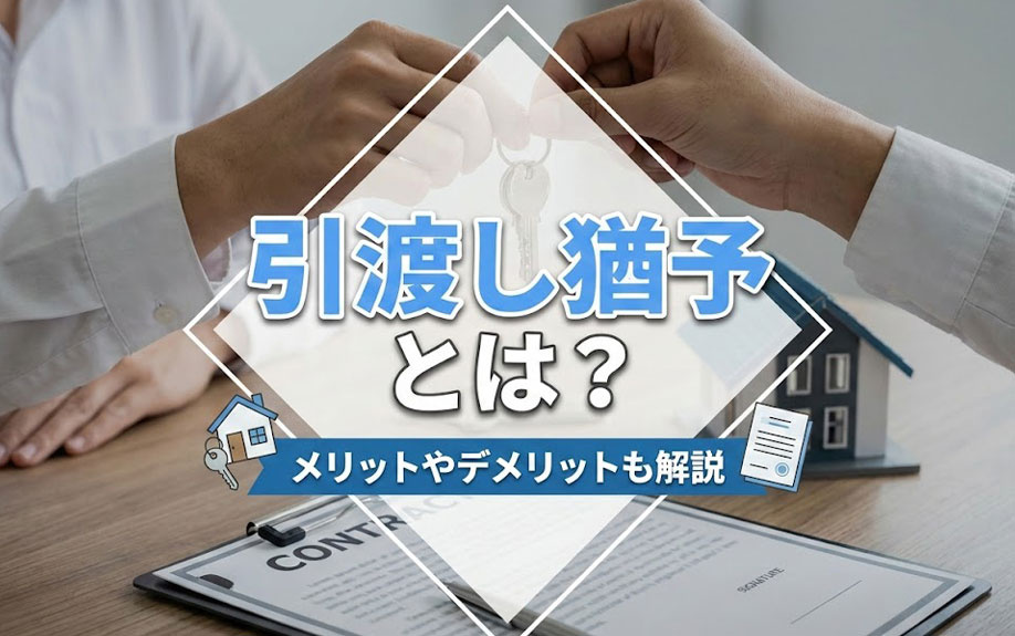 引渡し猶予とは？メリットやデメリットも解説