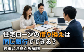 住宅ローンの借り換えは同じ銀行でできる？対策と注意点も解説の画像
