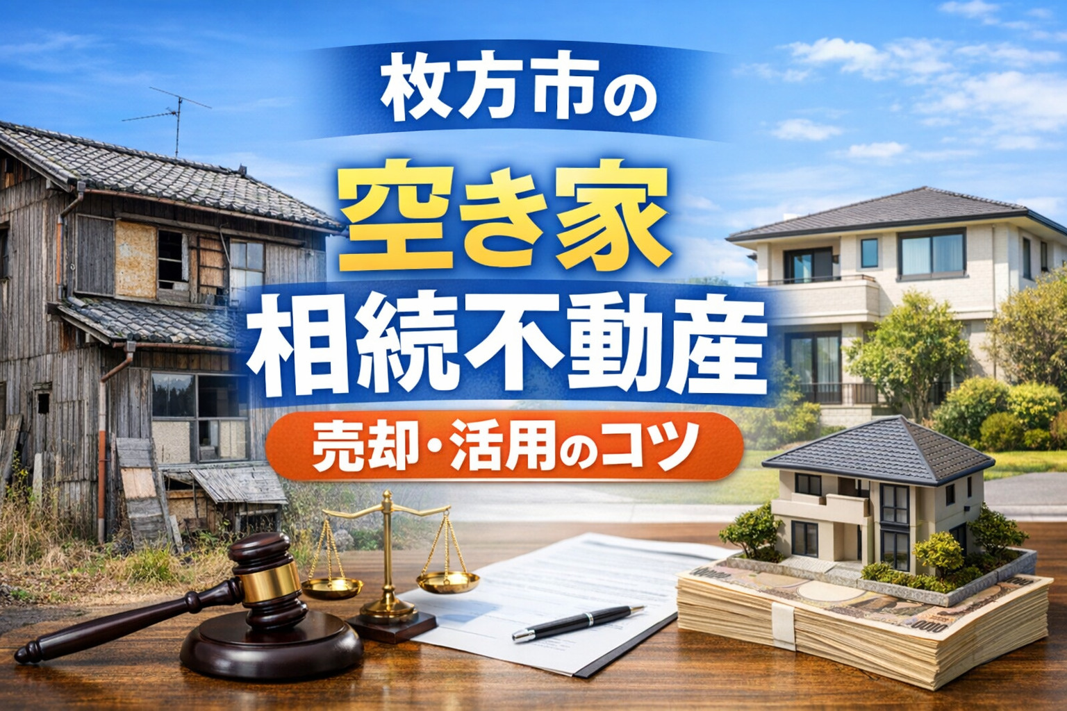枚方市で相続不動産を売却したい方必見！税金や手続きの流れを解説の画像