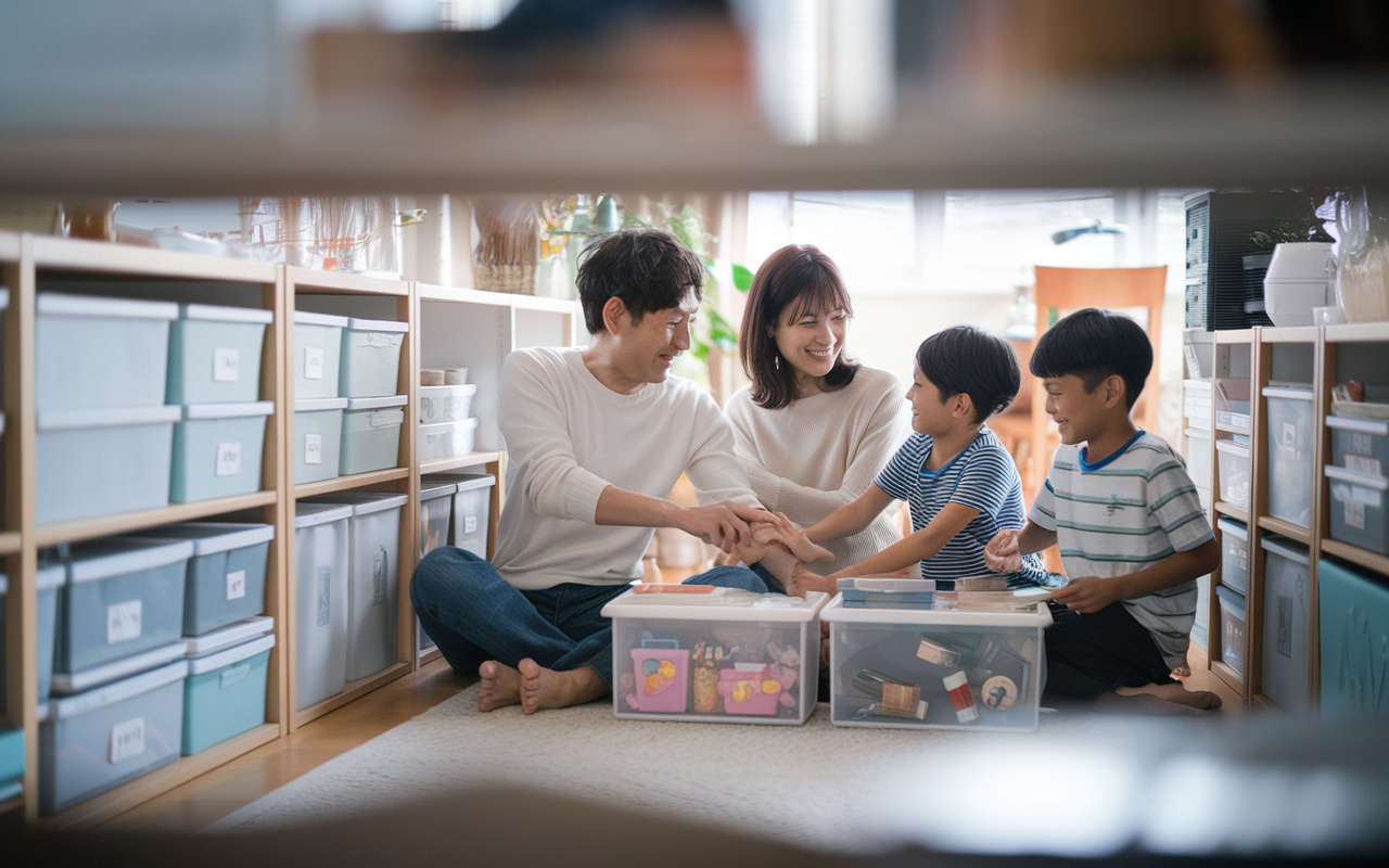 ファミリー向けの収納が少ない家でも対策はある！家族で実践できる工夫をまとめて紹介の画像
