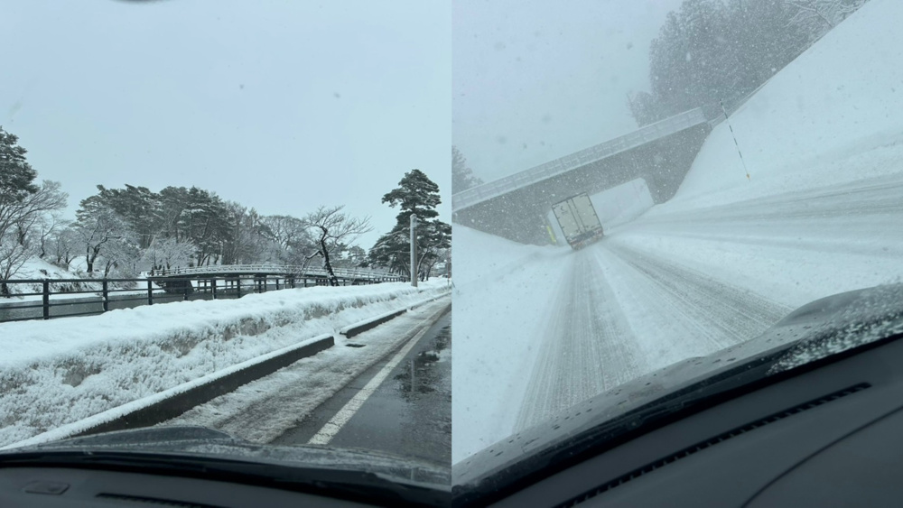大寒寒波…の画像
