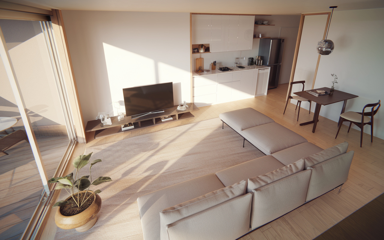 1LDKで二人暮らしの広さはどれくらい?快適に住むための間取り選びのコツを紹介の画像