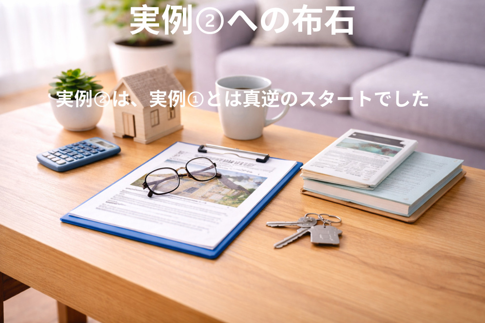 実例②は、実例①とは真逆のスタートでしたの画像