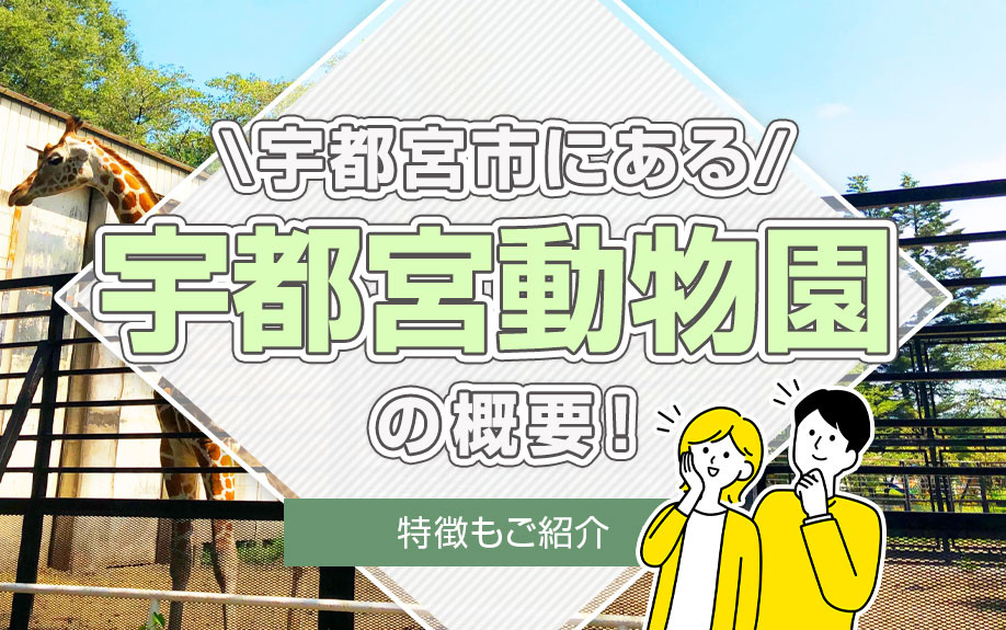 宇都宮市にある「宇都宮動物園」の概要！特徴もご紹介
