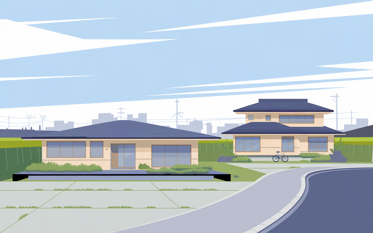 平屋と二階建てどっちがいい？の画像