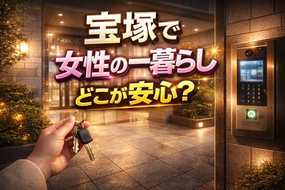 宝塚で女性の一人暮らしはどこが安心？治安とおすすめ駅をプロが解説の画像