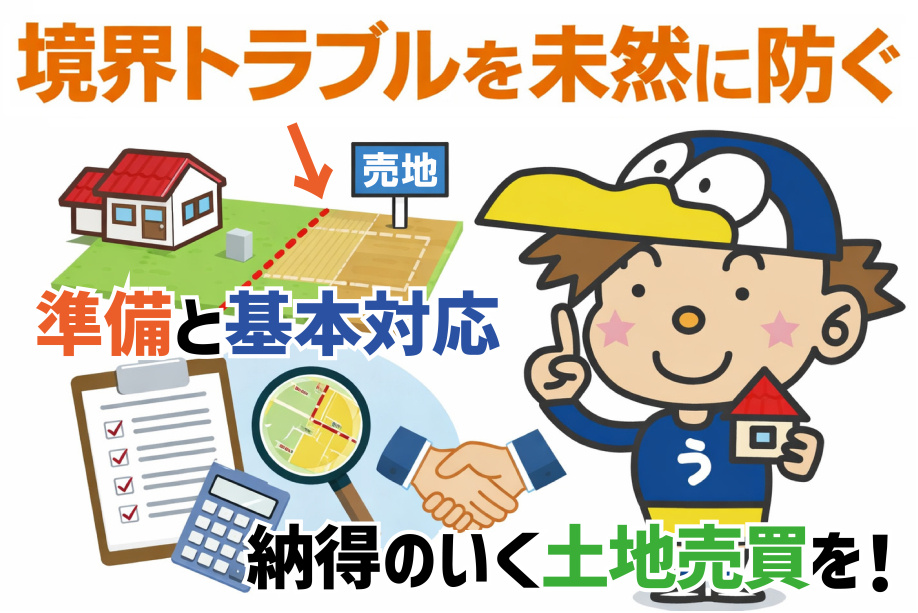 土地売買で境界トラブルは起こる？事例と対策を知って安心取引の画像