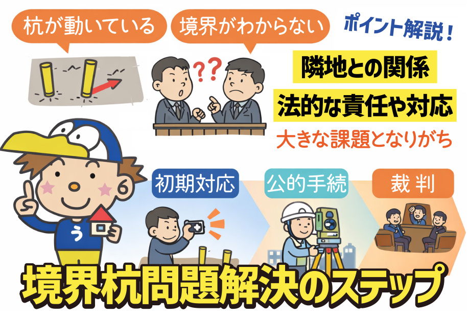 境界杭トラブルで裁判を検討中の方へ流れを解説します 境界杭の裁判手順や進め方を知って備えましょうの画像